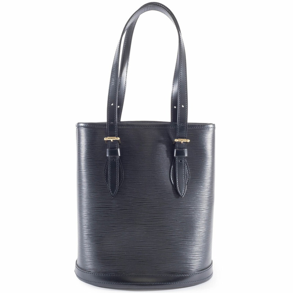 Louis Vuitton Bucket PM Shoulder Bag M58992 Epi Leather Noir Women's Special ... - Picture 2 of 16
